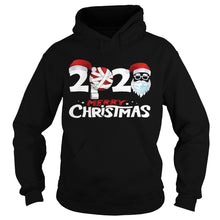 Load image into Gallery viewer, MERRY CHRISTMAS 2020 FUNNY SANTA QUARANTINE XMAS FACE MASK T-Shirt, Ladies T-Shirt, LongSleeve, Sweatshirt, Hoodie 2D
