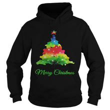Load image into Gallery viewer, Merry Christmas Colorful Christmas Tree T-Shirt, Ladies T-Shirt, LongSleeve, Sweatshirt, Hoodie 2D
