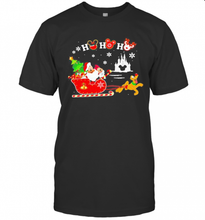 Load image into Gallery viewer, MERRY CHRISTMAS MICKEY MOUSE HO HO HO T-Shirt, Ladies T-Shirt, LongSleeve, Sweatshirt, Hoodie 2D
