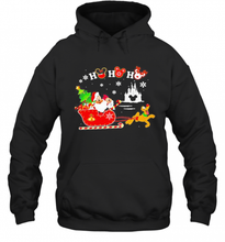 Load image into Gallery viewer, MERRY CHRISTMAS MICKEY MOUSE HO HO HO T-Shirt, Ladies T-Shirt, LongSleeve, Sweatshirt, Hoodie 2D
