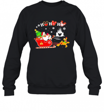 Load image into Gallery viewer, MERRY CHRISTMAS MICKEY MOUSE HO HO HO T-Shirt, Ladies T-Shirt, LongSleeve, Sweatshirt, Hoodie 2D
