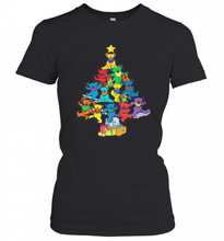Load image into Gallery viewer, MERRY CHRISTMAS TREE BEARS COLOR T-Shirt, Ladies T-Shirt, LongSleeve, Sweatshirt, Hoodie 2D
