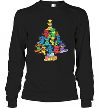 Load image into Gallery viewer, MERRY CHRISTMAS TREE BEARS COLOR T-Shirt, Ladies T-Shirt, LongSleeve, Sweatshirt, Hoodie 2D
