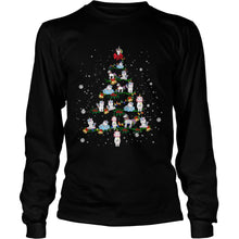Load image into Gallery viewer, Merry Christmas Unicorn Tree Xmas Funny Unicorn Lover T-Shirt, Ladies T-Shirt, LongSleeve, Sweatshirt, Hoodie 2D
