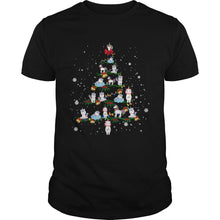 Load image into Gallery viewer, Merry Christmas Unicorn Tree Xmas Funny Unicorn Lover T-Shirt, Ladies T-Shirt, LongSleeve, Sweatshirt, Hoodie 2D
