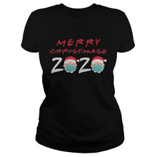 Load image into Gallery viewer, Merry Christmask 2020 Funny Santa Wear Mask Quarantine Xmas T-Shirt, Ladies T-Shirt, LongSleeve, Sweatshirt, Hoodie 2D
