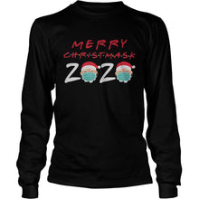 Load image into Gallery viewer, Merry Christmask 2020 Funny Santa Wear Mask Quarantine Xmas T-Shirt, Ladies T-Shirt, LongSleeve, Sweatshirt, Hoodie 2D
