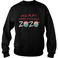 Load image into Gallery viewer, Merry Christmask 2020 Funny Santa Wear Mask Quarantine Xmas T-Shirt, Ladies T-Shirt, LongSleeve, Sweatshirt, Hoodie 2D
