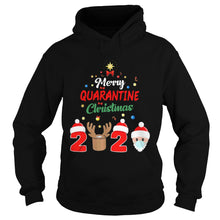 Load image into Gallery viewer, MERRY QUARANTINE CHRISTMAS 2020 XMAS PAJAMAS HOLIDAYS T-Shirt, Ladies T-Shirt, LongSleeve, Sweatshirt, Hoodie 2D
