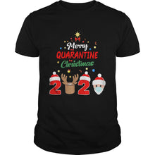 Load image into Gallery viewer, MERRY QUARANTINE CHRISTMAS 2020 XMAS PAJAMAS HOLIDAYS T-Shirt, Ladies T-Shirt, LongSleeve, Sweatshirt, Hoodie 2D
