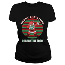 Load image into Gallery viewer, MERRY CHRISTMAS QUARANTINE 2020 DABBING SANTA UGLY VINTAGE T-Shirt, Ladies T-Shirt, LongSleeve, Sweatshirt, Hoodie 2D
