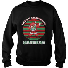 Load image into Gallery viewer, MERRY CHRISTMAS QUARANTINE 2020 DABBING SANTA UGLY VINTAGE T-Shirt, Ladies T-Shirt, LongSleeve, Sweatshirt, Hoodie 2D
