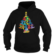 Load image into Gallery viewer, Merry christmas tree bears color T-Shirt, Ladies T-Shirt, LongSleeve, Sweatshirt, Hoodie 2D
