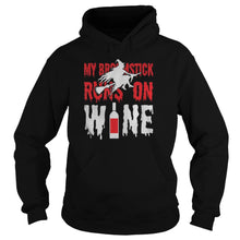 Load image into Gallery viewer, My Broomstick Runs On Wine Halloween T-Shirt, Ladies T-Shirt, LongSleeve, Sweatshirt, Hoodie 2D

