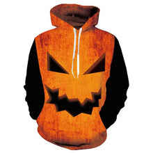 Load image into Gallery viewer, Mens Hoodies 3D Printed Halloween Pumpkin Printing Hoodies
