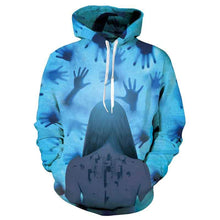 Load image into Gallery viewer, Mens Hoodies 3D Printed Female Ghost Halloween Pattern Printing Hoodies
