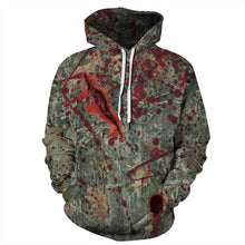Load image into Gallery viewer, Mens Hoodies 3D Printed Halloween Blood Printing Pullover Sweatshirts
