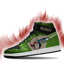 Load image into Gallery viewer, Harley Quinn NFL Seattle Seahawks Air Jordan Shoes Sport Top Branding Trends 2020 Sneakers
