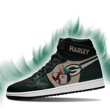 Load image into Gallery viewer, Harley Quinn NFL Green Bay Packers Air Jordan Shoes Sport Top Branding Trends 2020 Sneakers
