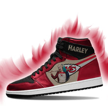 Load image into Gallery viewer, Harley Quinn NFL Kansas City Chiefs Air Jordan Shoes Sport Top Branding Trends 2020 Sneakers
