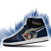 Load image into Gallery viewer, Harley Quinn NFL New England Patriots Air Jordan Shoes Sport Top Branding Trends 2020 Sneakers
