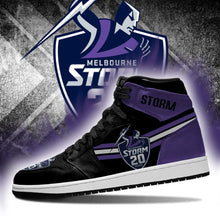 Load image into Gallery viewer, NRL Melbourne Storm Air Jordan Shoes Sport Top Branding Trends 2020 Sneakers

