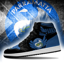 Load image into Gallery viewer, Parramatta Eels NRL Air Jordan Shoes Sport Top Branding Trends 2020 Sneakers
