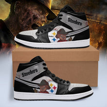 Load image into Gallery viewer, NFL Pittsburgh Steelers Horror Air Jordan Shoes Sport Top Branding Trends 2020 Sneakers
