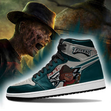 Load image into Gallery viewer, NFL Philadelphia Eagles Horror Air Jordan Shoes Sport Top Branding Trends 2020 Sneakers

