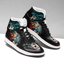 Load image into Gallery viewer, Goku Blue Hair Jordan Sneakers Dragon Ball Anime Sneakers Air Jordan Shoes Sport Sneakers
