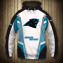 Load image into Gallery viewer, Carolina Panthers NFL Football Suit  3D Hoodie, 3D Zip Hoodie, 3D Sweatshirt, 3D Fleece Hoodie, 3D T-Shirt, 3D Polo T-Shirt, 3D Tank Top, 3D Bomber Jacket, 3D Long Pants, 3D Short Pants Full Print
