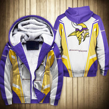Load image into Gallery viewer, Minnesota Vikings  NFL Football Suit  3D Hoodie, 3D Zip Hoodie, 3D Sweatshirt, 3D Fleece Hoodie, 3D T-Shirt, 3D Polo T-Shirt, 3D Tank Top, 3D Bomber Jacket, 3D Long Pants, 3D Short Pants Full Print

