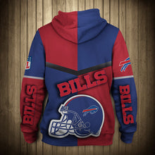 Load image into Gallery viewer, Buffalo Bills 2 NFL Football Suit  3D Hoodie, 3D Zip Hoodie, 3D Sweatshirt, 3D Fleece Hoodie, 3D T-Shirt, 3D Polo T-Shirt, 3D Tank Top, 3D Bomber Jacket, 3D Long Pants, 3D Short Pants Full Print

