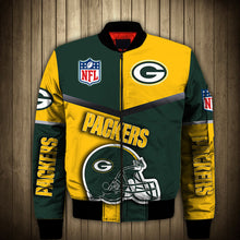 Load image into Gallery viewer, Green Bay Packers NFL Football Suit  3D Hoodie, 3D Zip Hoodie, 3D Sweatshirt, 3D Fleece Hoodie, 3D T-Shirt, 3D Polo T-Shirt, 3D Tank Top, 3D Bomber Jacket, 3D Long Pants, 3D Short Pants Full Print
