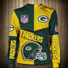 Load image into Gallery viewer, Green Bay Packers NFL Football Suit  3D Hoodie, 3D Zip Hoodie, 3D Sweatshirt, 3D Fleece Hoodie, 3D T-Shirt, 3D Polo T-Shirt, 3D Tank Top, 3D Bomber Jacket, 3D Long Pants, 3D Short Pants Full Print
