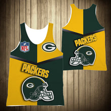 Load image into Gallery viewer, Green Bay Packers NFL Football Suit  3D Hoodie, 3D Zip Hoodie, 3D Sweatshirt, 3D Fleece Hoodie, 3D T-Shirt, 3D Polo T-Shirt, 3D Tank Top, 3D Bomber Jacket, 3D Long Pants, 3D Short Pants Full Print
