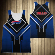 Load image into Gallery viewer, Buffalo Bills 3 NFL Football Suit  3D Hoodie, 3D Zip Hoodie, 3D Sweatshirt, 3D Fleece Hoodie, 3D T-Shirt, 3D Polo T-Shirt, 3D Tank Top, 3D Bomber Jacket, 3D Long Pants, 3D Short Pants Full Print

