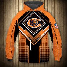 Load image into Gallery viewer, Chicago Bears NFL Football Suit  3D Hoodie, 3D Zip Hoodie, 3D Sweatshirt, 3D Fleece Hoodie, 3D T-Shirt, 3D Polo T-Shirt, 3D Tank Top, 3D Bomber Jacket, 3D Long Pants, 3D Short Pants Full Print
