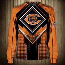 Load image into Gallery viewer, Chicago Bears NFL Football Suit  3D Hoodie, 3D Zip Hoodie, 3D Sweatshirt, 3D Fleece Hoodie, 3D T-Shirt, 3D Polo T-Shirt, 3D Tank Top, 3D Bomber Jacket, 3D Long Pants, 3D Short Pants Full Print
