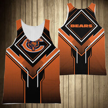 Load image into Gallery viewer, Chicago Bears NFL Football Suit  3D Hoodie, 3D Zip Hoodie, 3D Sweatshirt, 3D Fleece Hoodie, 3D T-Shirt, 3D Polo T-Shirt, 3D Tank Top, 3D Bomber Jacket, 3D Long Pants, 3D Short Pants Full Print
