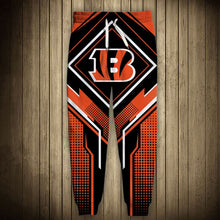Load image into Gallery viewer, Cincinnati Bengals NFL Football Suit  3D Hoodie, 3D Zip Hoodie, 3D Sweatshirt, 3D Fleece Hoodie, 3D T-Shirt, 3D Polo T-Shirt, 3D Tank Top, 3D Bomber Jacket, 3D Long Pants, 3D Short Pants Full Print
