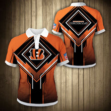 Load image into Gallery viewer, Cincinnati Bengals NFL Football Suit  3D Hoodie, 3D Zip Hoodie, 3D Sweatshirt, 3D Fleece Hoodie, 3D T-Shirt, 3D Polo T-Shirt, 3D Tank Top, 3D Bomber Jacket, 3D Long Pants, 3D Short Pants Full Print
