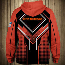 Load image into Gallery viewer, Cleveland Browns NFL Football Suit  3D Hoodie, 3D Zip Hoodie, 3D Sweatshirt, 3D Fleece Hoodie, 3D T-Shirt, 3D Polo T-Shirt, 3D Tank Top, 3D Bomber Jacket, 3D Long Pants, 3D Short Pants Full Print
