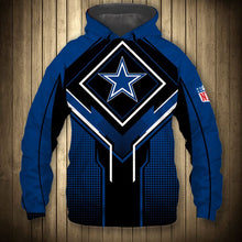 Load image into Gallery viewer, Dallas Cowboys 2 NFL Football Suit  3D Hoodie, 3D Zip Hoodie, 3D Sweatshirt, 3D Fleece Hoodie, 3D T-Shirt, 3D Polo T-Shirt, 3D Tank Top, 3D Bomber Jacket, 3D Long Pants, 3D Short Pants Full Print
