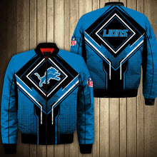 Load image into Gallery viewer, Detroit Lions  NFL Football Suit  3D Hoodie, 3D Zip Hoodie, 3D Sweatshirt, 3D Fleece Hoodie, 3D T-Shirt, 3D Polo T-Shirt, 3D Tank Top, 3D Bomber Jacket, 3D Long Pants, 3D Short Pants Full Print

