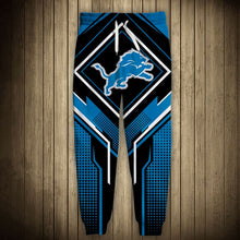 Load image into Gallery viewer, Detroit Lions  NFL Football Suit  3D Hoodie, 3D Zip Hoodie, 3D Sweatshirt, 3D Fleece Hoodie, 3D T-Shirt, 3D Polo T-Shirt, 3D Tank Top, 3D Bomber Jacket, 3D Long Pants, 3D Short Pants Full Print
