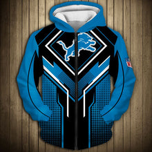 Load image into Gallery viewer, Detroit Lions  NFL Football Suit  3D Hoodie, 3D Zip Hoodie, 3D Sweatshirt, 3D Fleece Hoodie, 3D T-Shirt, 3D Polo T-Shirt, 3D Tank Top, 3D Bomber Jacket, 3D Long Pants, 3D Short Pants Full Print

