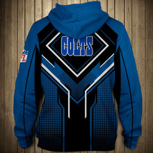 Load image into Gallery viewer, Indianapolis Colts NFL Football Suit  3D Hoodie, 3D Zip Hoodie, 3D Sweatshirt, 3D Fleece Hoodie, 3D T-Shirt, 3D Polo T-Shirt, 3D Tank Top, 3D Bomber Jacket, 3D Long Pants, 3D Short Pants Full Print
