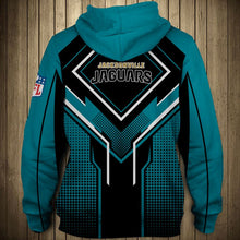 Load image into Gallery viewer, Jacksonville Jaguars NFL Football Suit  3D Hoodie, 3D Zip Hoodie, 3D Sweatshirt, 3D Fleece Hoodie, 3D T-Shirt, 3D Polo T-Shirt, 3D Tank Top, 3D Bomber Jacket, 3D Long Pants, 3D Short Pants Full Print
