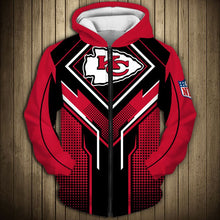 Load image into Gallery viewer, Kansas City Chiefs NFL Football Suit  3D Hoodie, 3D Zip Hoodie, 3D Sweatshirt, 3D Fleece Hoodie, 3D T-Shirt, 3D Polo T-Shirt, 3D Tank Top, 3D Bomber Jacket, 3D Long Pants, 3D Short Pants Full Print
